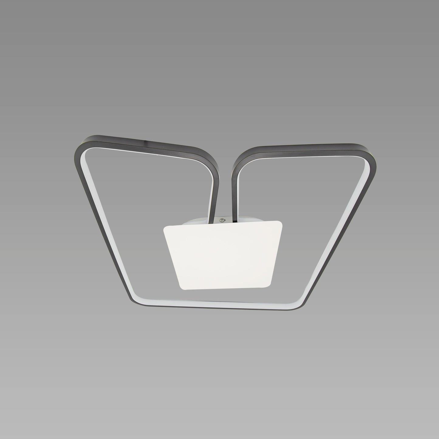 Lustra LED cu Telecomanda, 88W, Dimabila, Negru 602/500