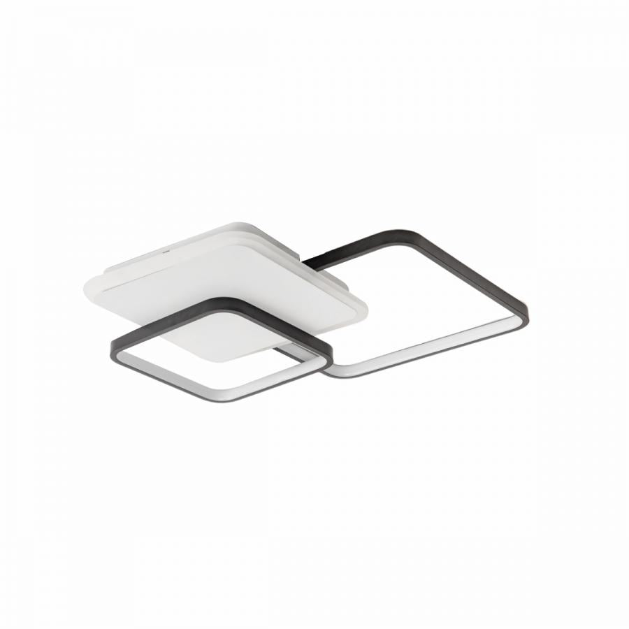 Lustra LED cu Telecomanda, 122W, Dimabila, Negru L7343/3 - LEDS