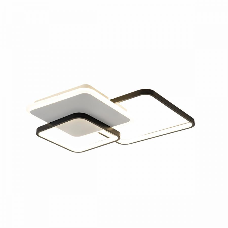 Lustra LED cu Telecomanda, 122W, Dimabila, Negru L7343/3 - LEDS