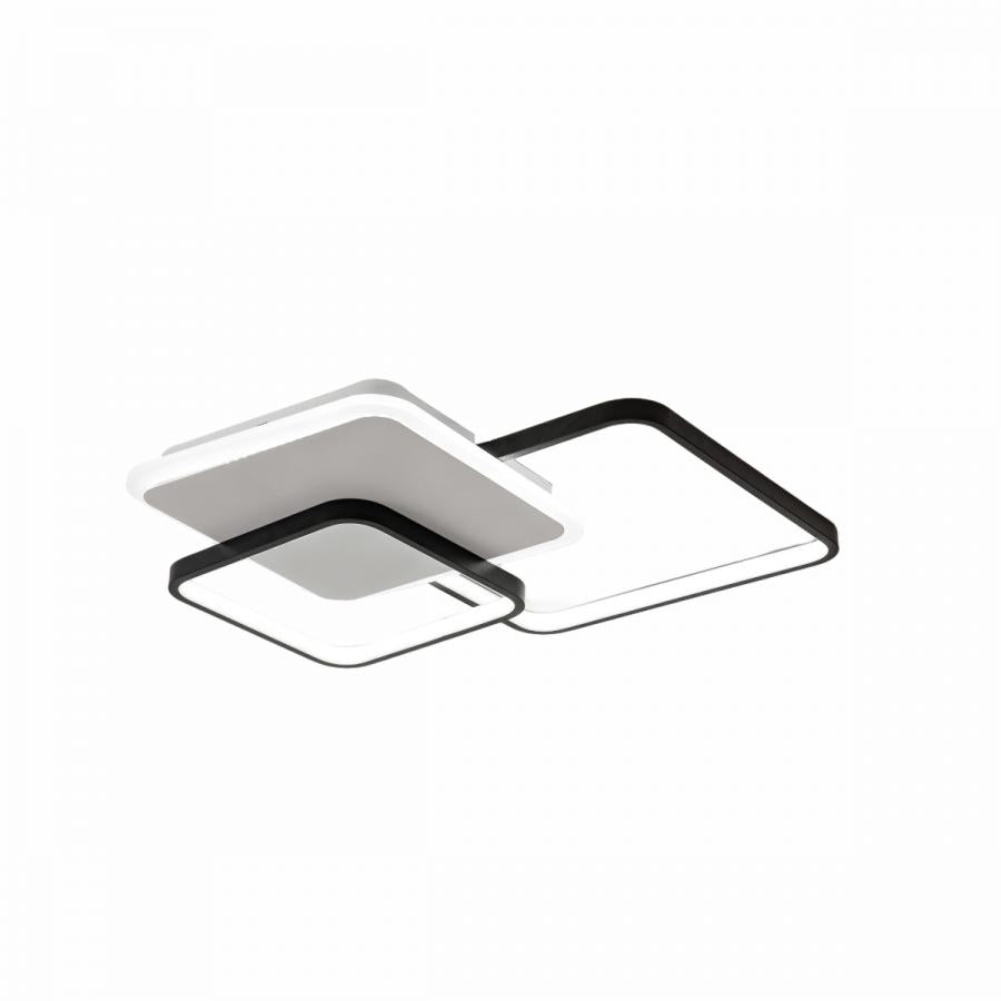 Lustra LED cu Telecomanda, 122W, Dimabila, Negru L7343/3 - LEDS