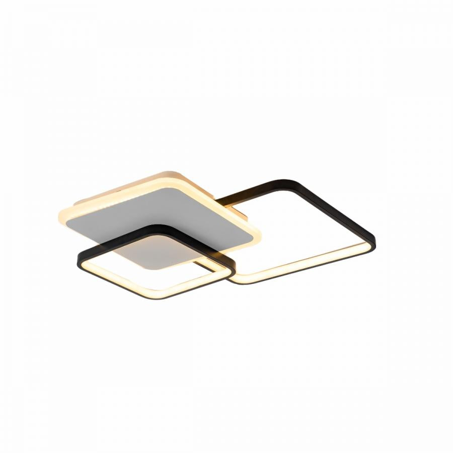 Lustra LED cu Telecomanda, 122W, Dimabila, Negru L7343/3 - LEDS