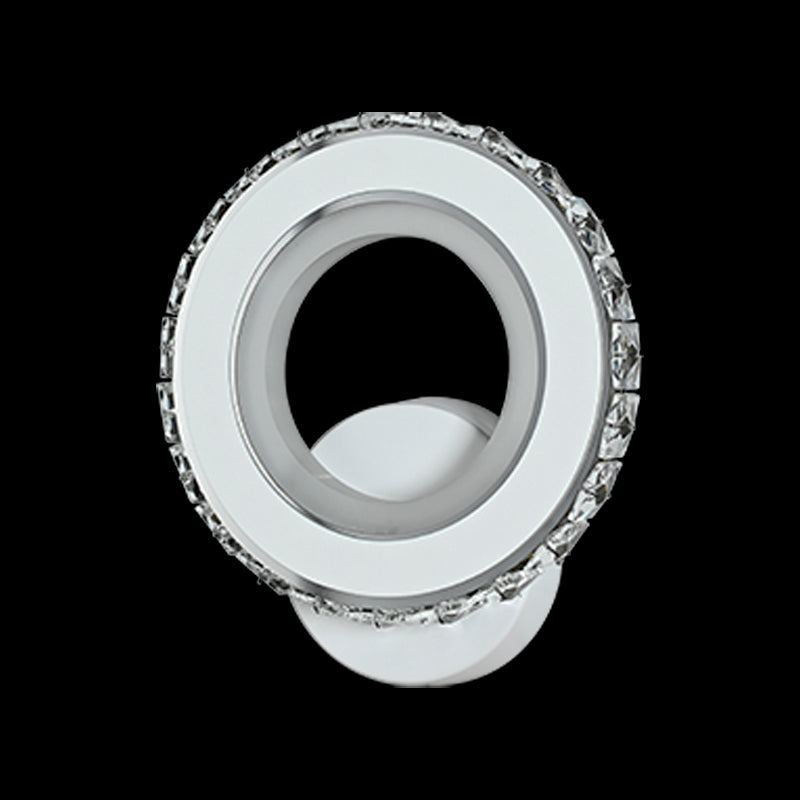 Aplica LED, 28W, 3000K/4000K/6000K, Alb, Acril si Cristal, IP.20 19373/1WH