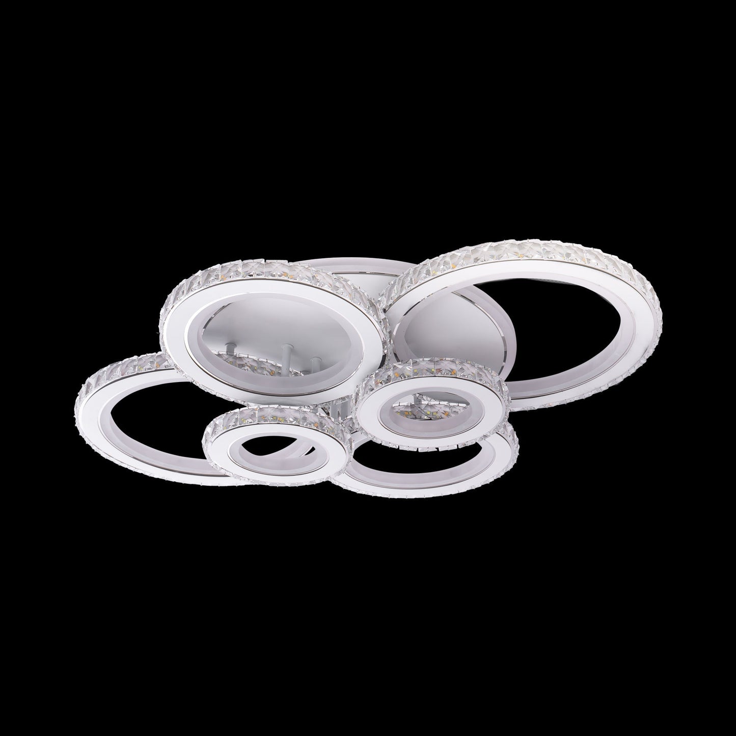 Lustra LED RGB cu Telecomanda, 280W, Dimabila, Crom 19373/4+2RGB