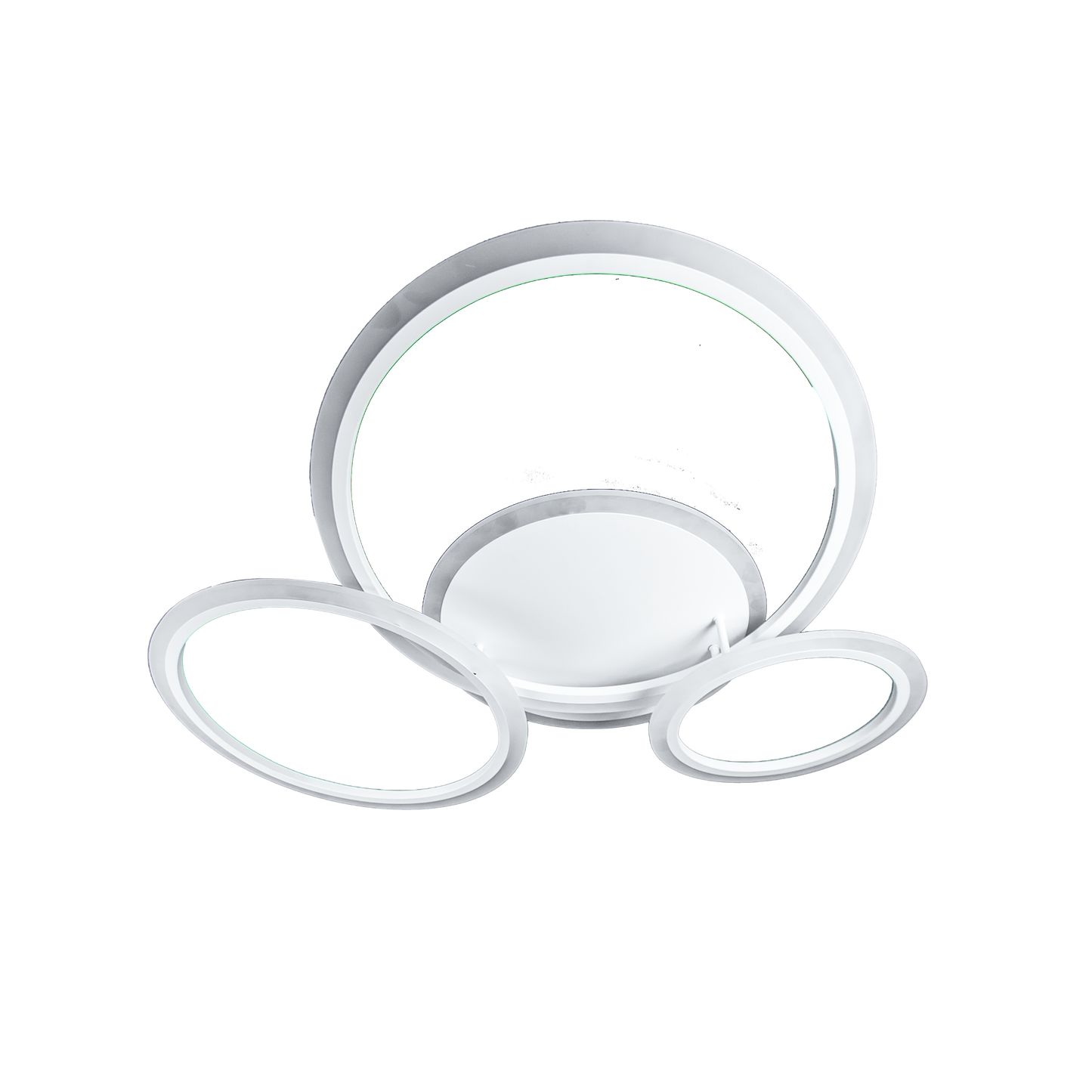 Lustra LED cu Telecomanda, 182W, Dimabila, Alb, Acril 8888/4