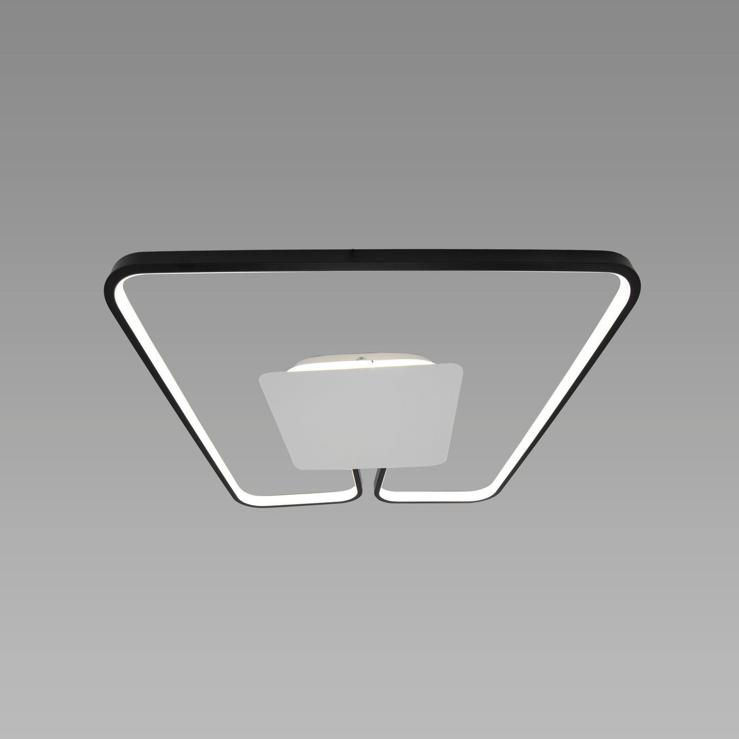 Lustra LED cu Telecomanda, 88W, Dimabila, Negru 602/500