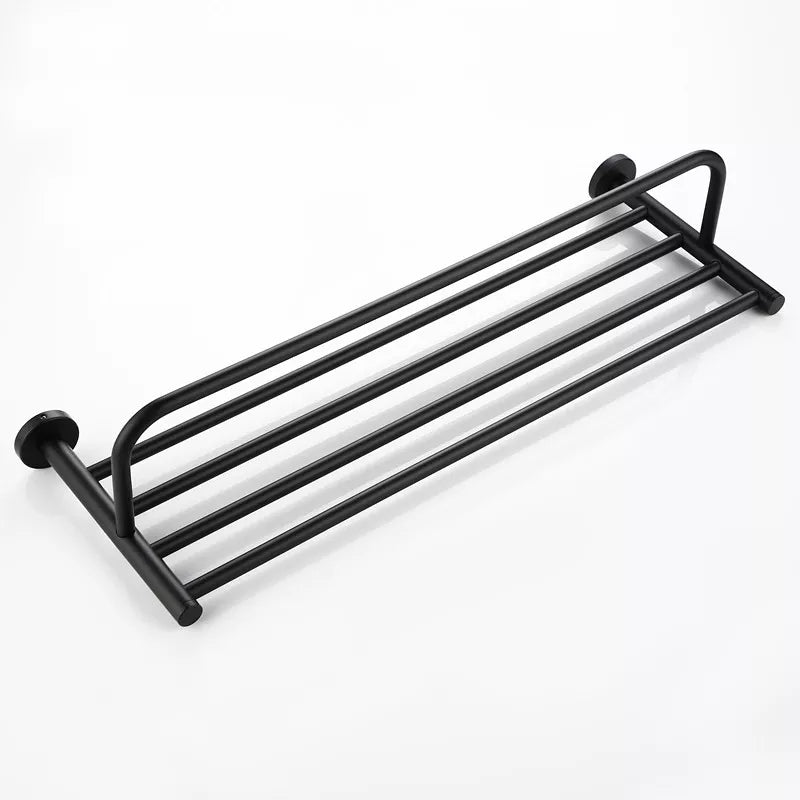 Suport Prosop Baie, din Inox, Negru