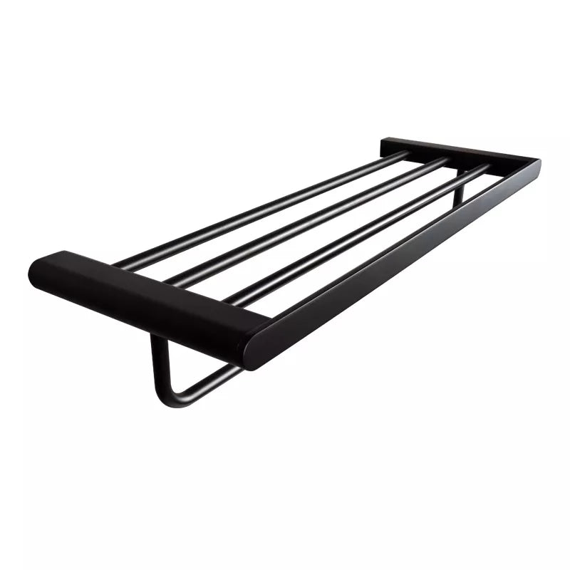 Suport Prosop Baie, din Inox, Negru