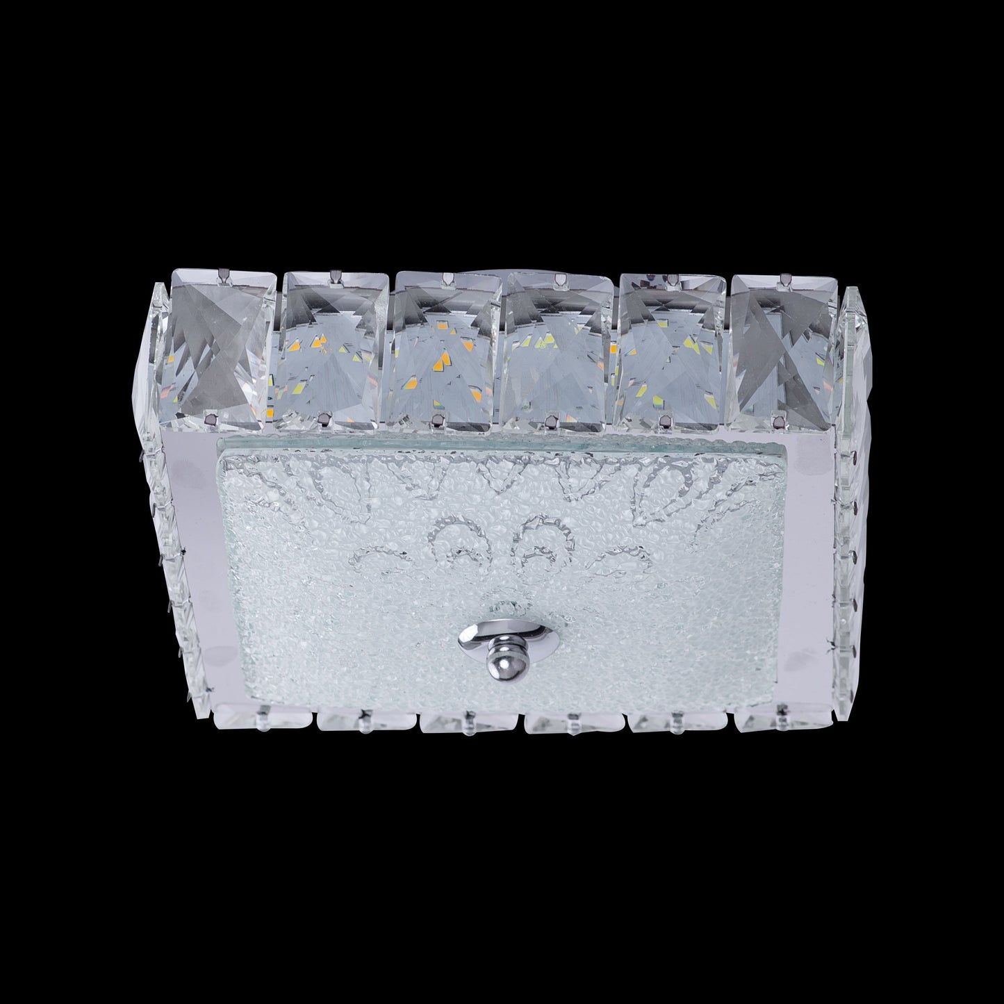 Lustra LED, 24W, 3000K/4000K/6000K, Cristal, Crom 29786 - LEDS