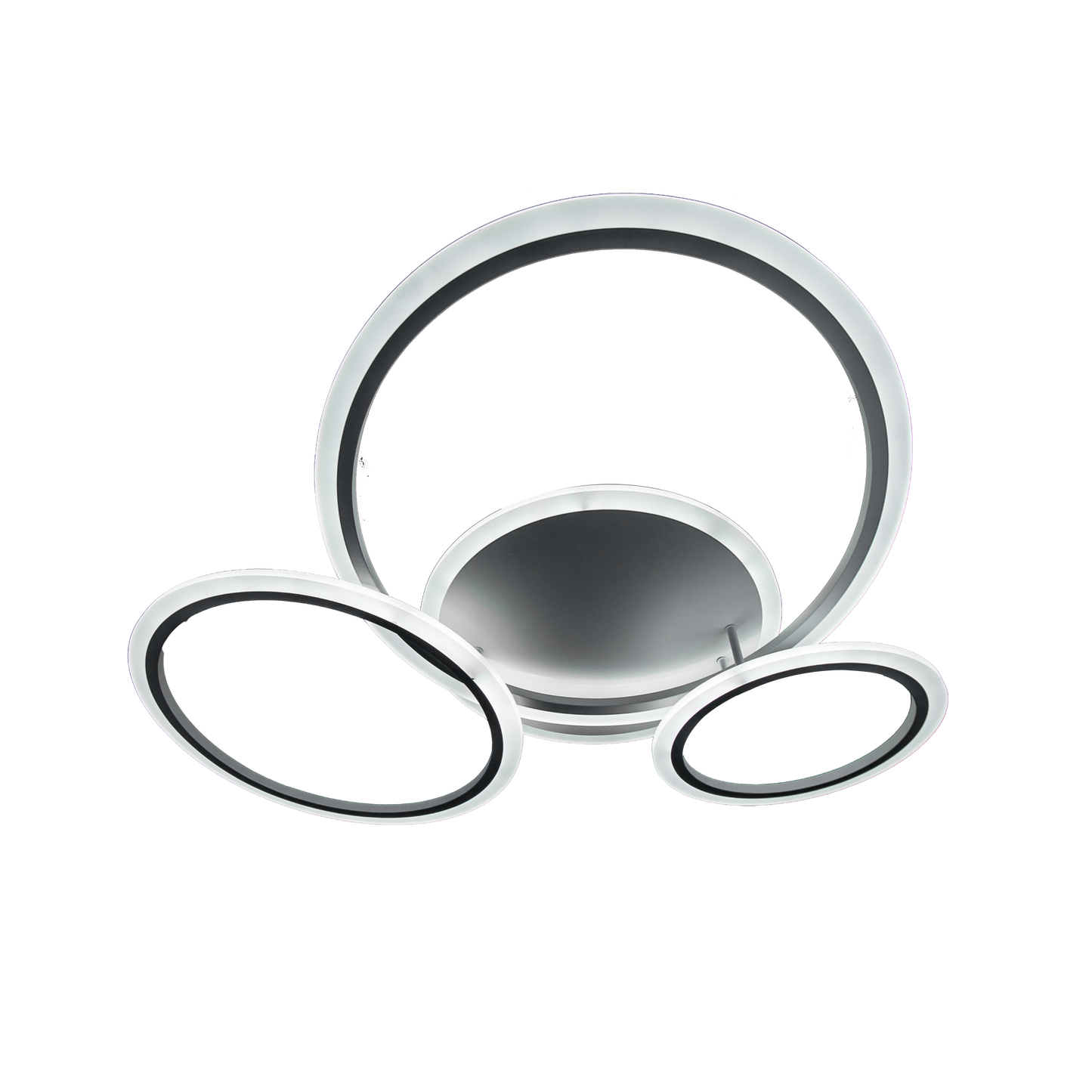 Lustra LED cu Telecomanda, 182W, Dimabila, Alb, Acril 8888/4