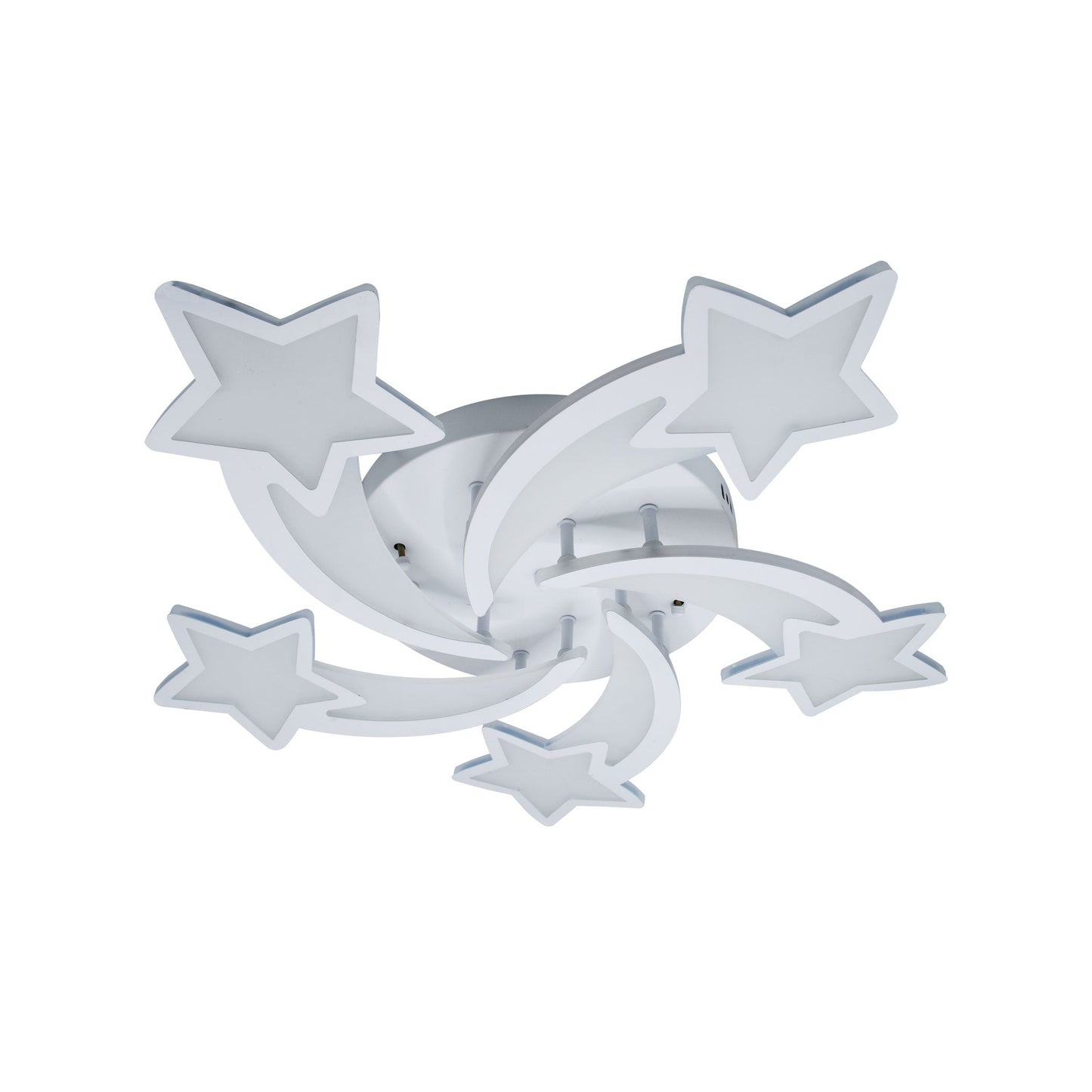Lustra LED cu Telecomanda, 110W, Dimabila, Alb 819/5