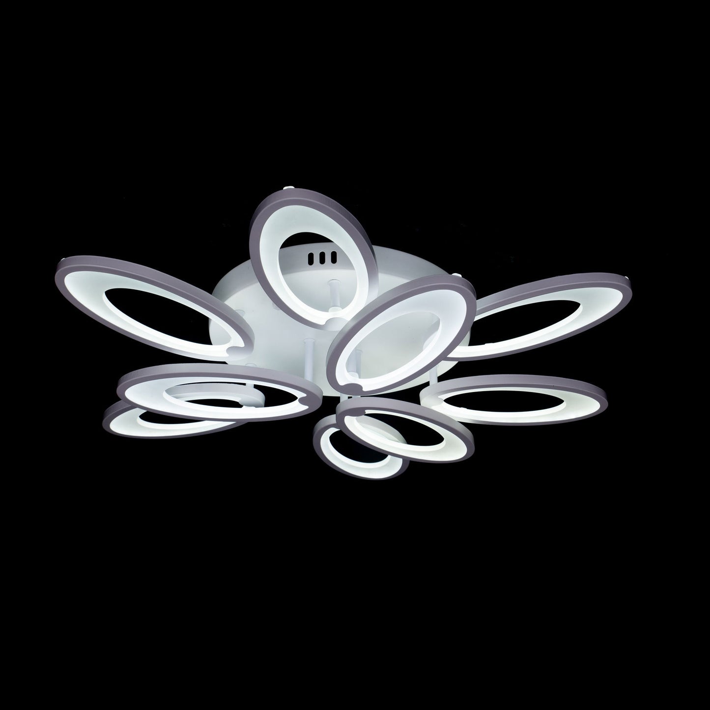 Lustra LED cu Telecomanda, Alb, 198W, Dimabila M003/6+3 - LEDS