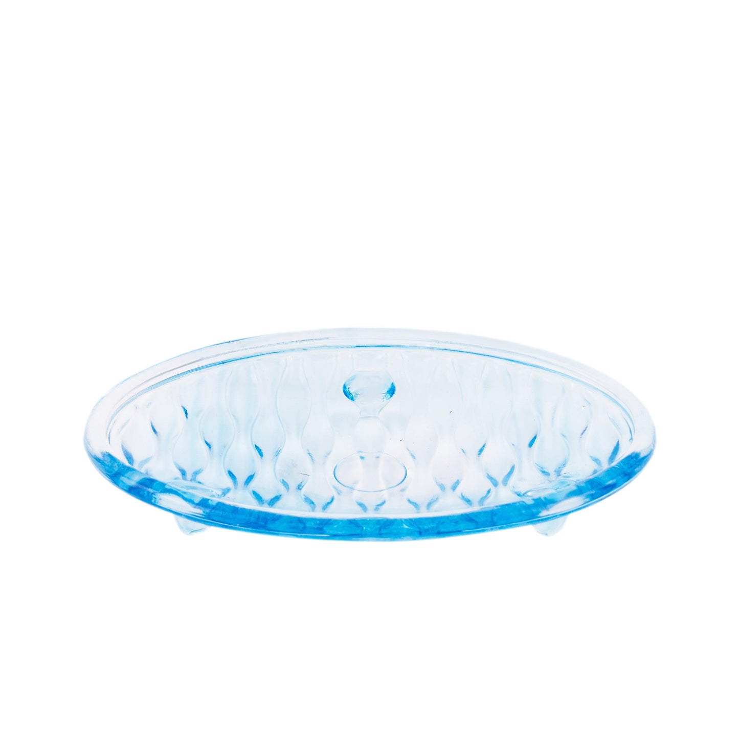 Set 3 Accesorii pentru Baie, din Sticla, Albastre - KORMAN