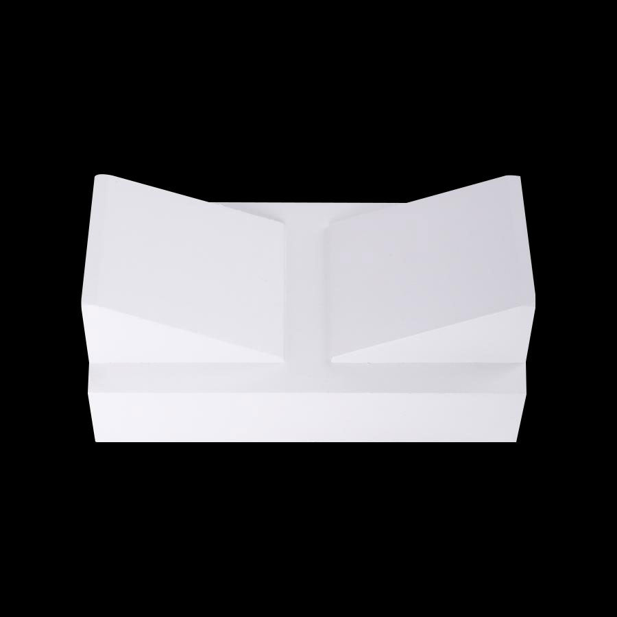 Aplica LED de Exterior, 6W, 3000K, Alb, Sticla si Metal, IP.44 1766WH