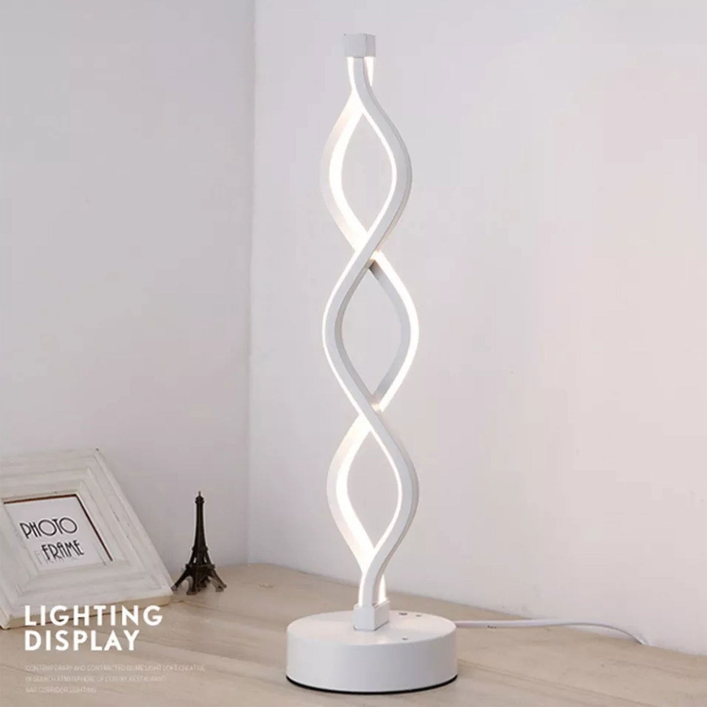 Veioza LED, 36W, 3000K/4000K/6000K, Plastic si Metal, Alb