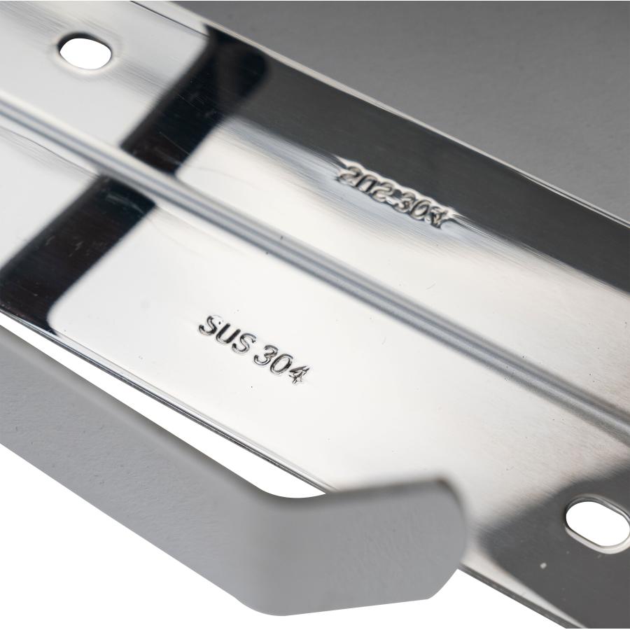 Suport Hartie Igienica cu Etajera, Crom, din Inox