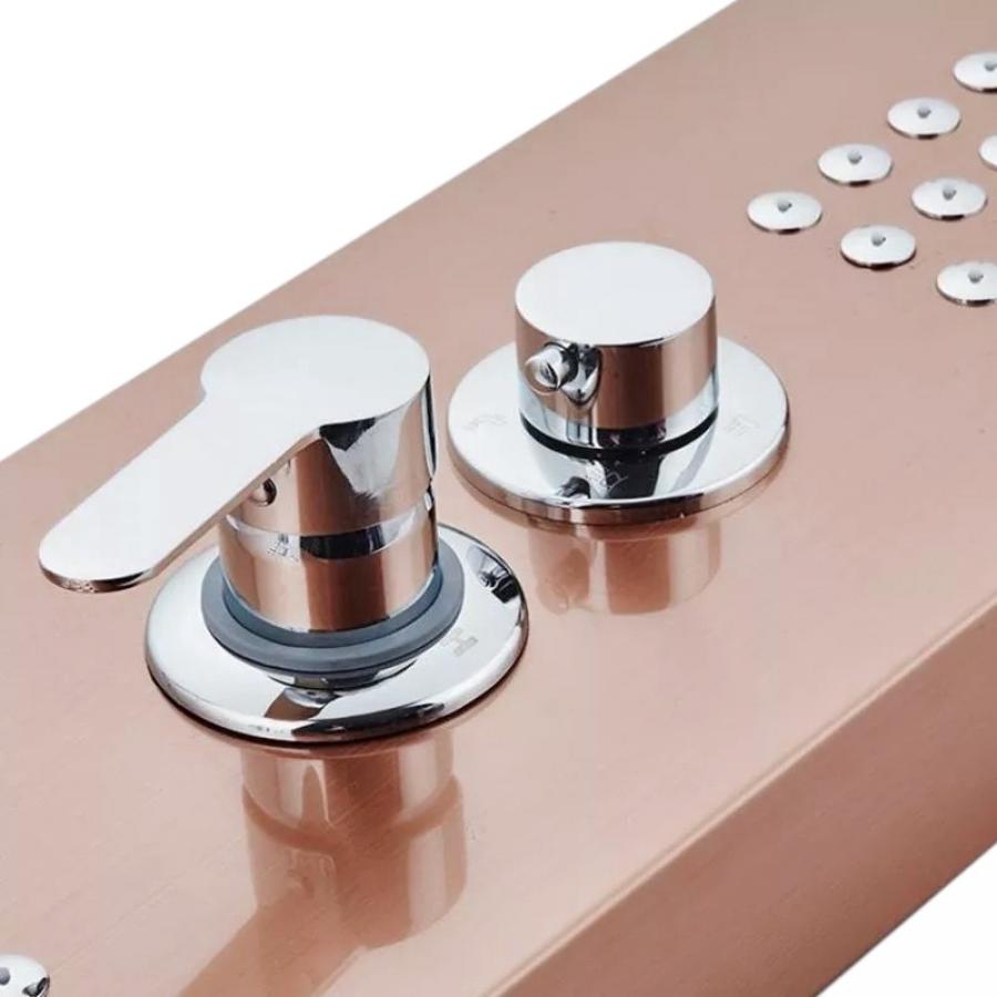 Panou de Dus, din Inox, Rose