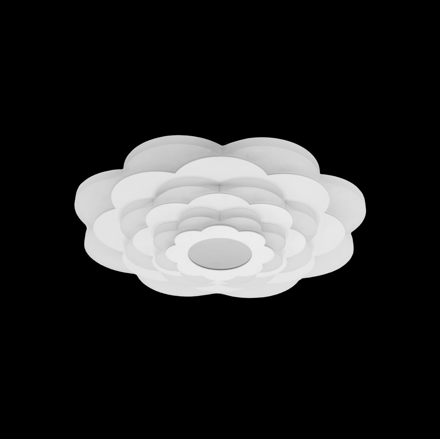 Lustra LED 3D, 24W, 3000K/4000K/6000K, Alb, Acril, IP.20 4310