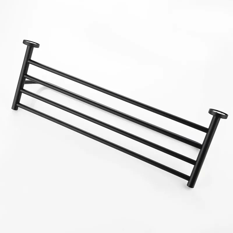 Suport Prosop Baie, din Inox, Negru