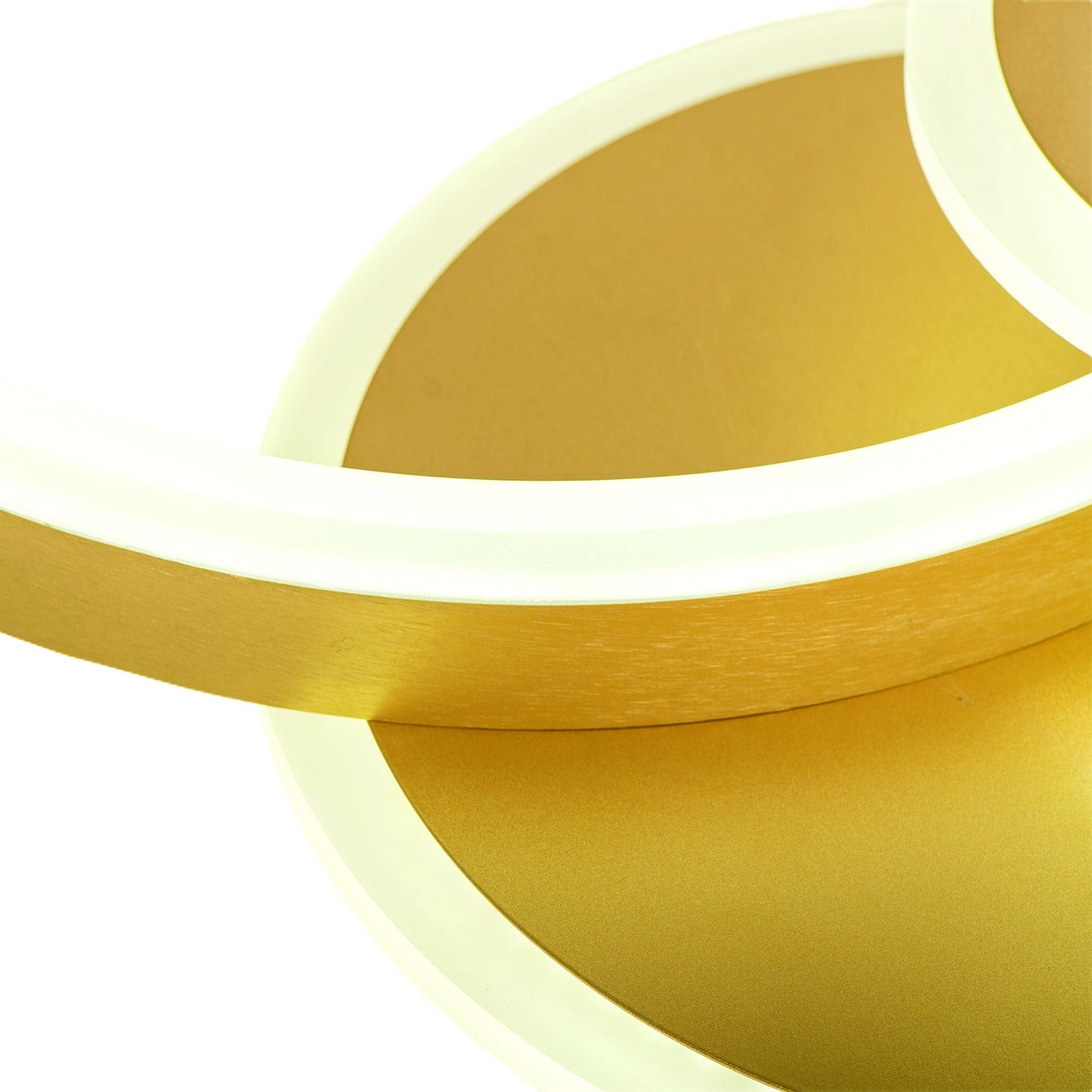 Lustra LED, 102W, 3000K/4000K/6000/K, Auriu, Acril XD375/3