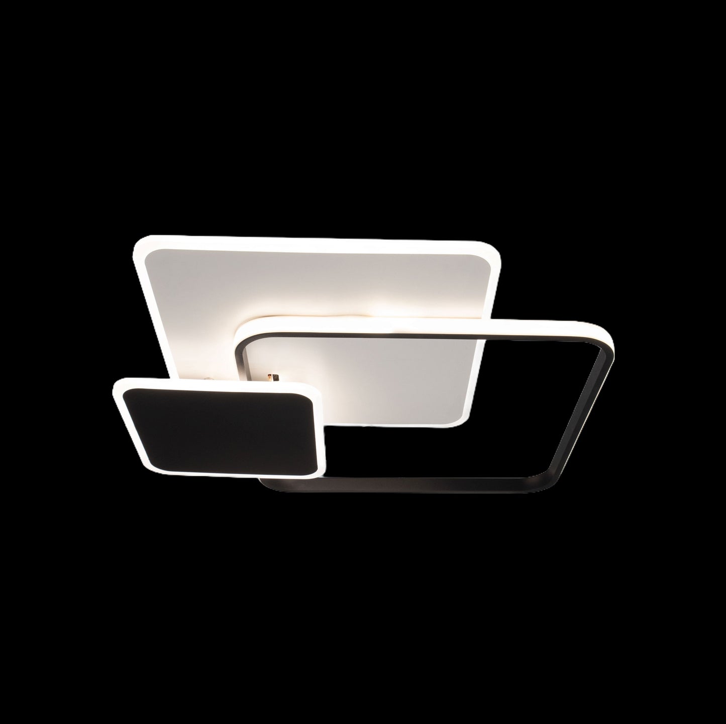 Lustra LED, 100W, Intensitate Reglabila, 2.4 Ghz, Alb si Negru 5303/500 - LEDS
