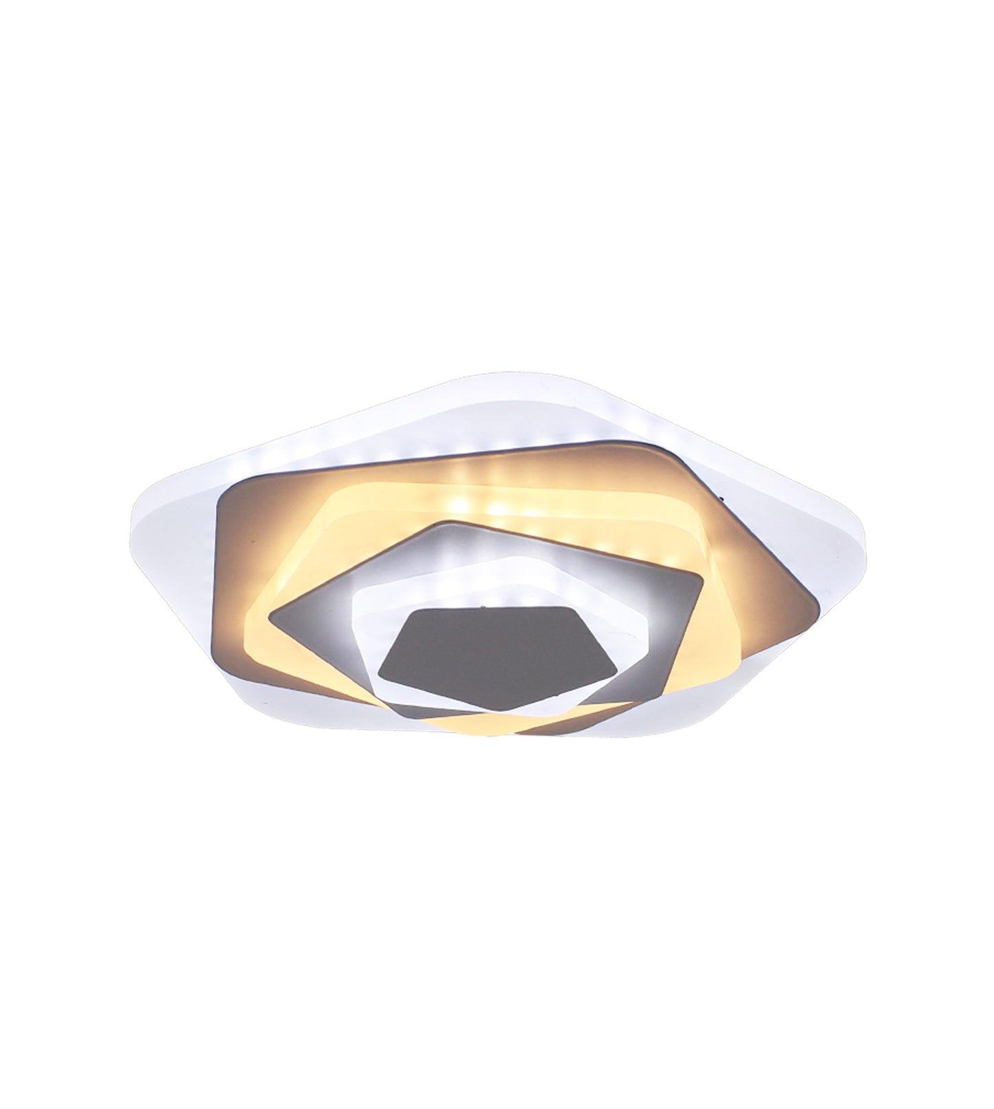 Lustra LED, 30W, 3000K/4000K/6000K, Acril, Alb, IP20 66461
