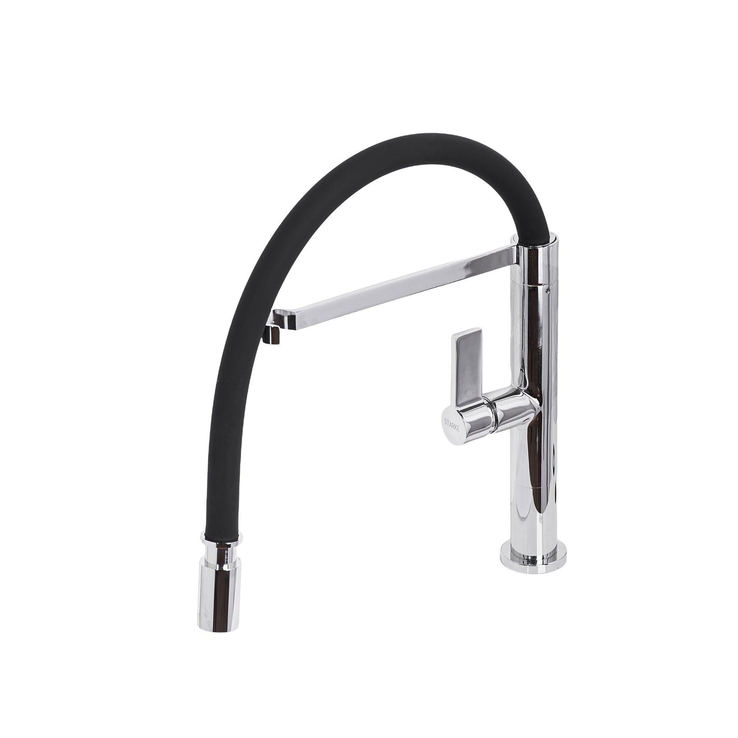 Baterie Bucatarie, Monocomanda, din Alama Sanitara, Crom