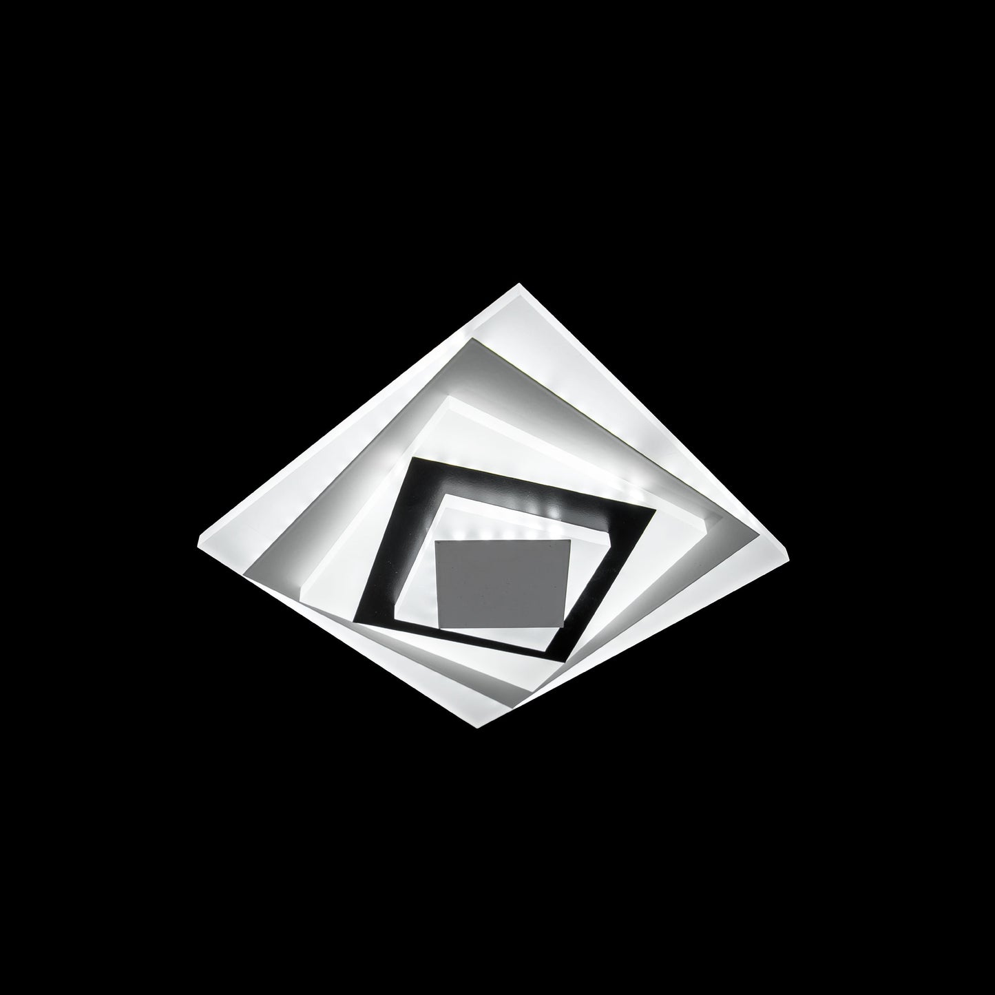 Lustra LED, 36W, 3000K/4000K/6000K, Acril, Alb cu Negru, IP.20 8403
