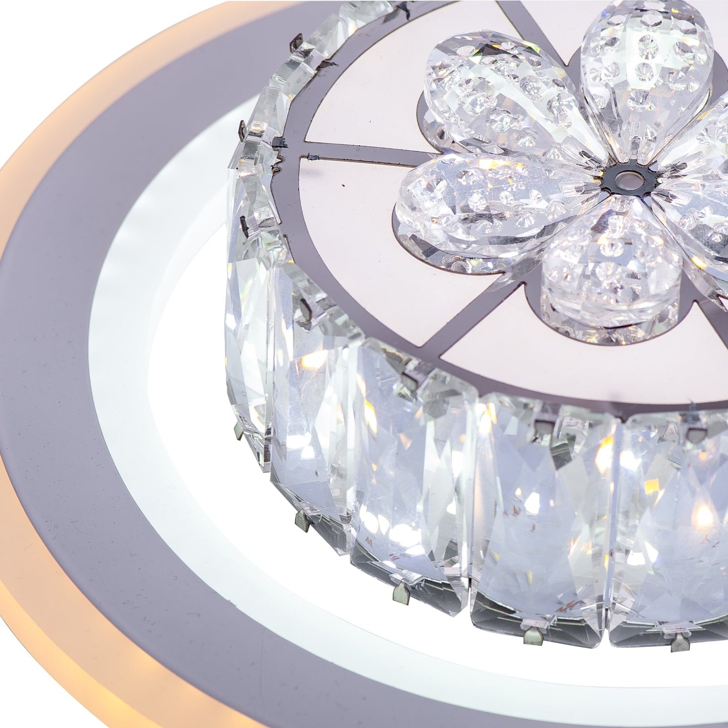Lustra LED, 80W, 3000K/4000K/6000K, Alb 29930