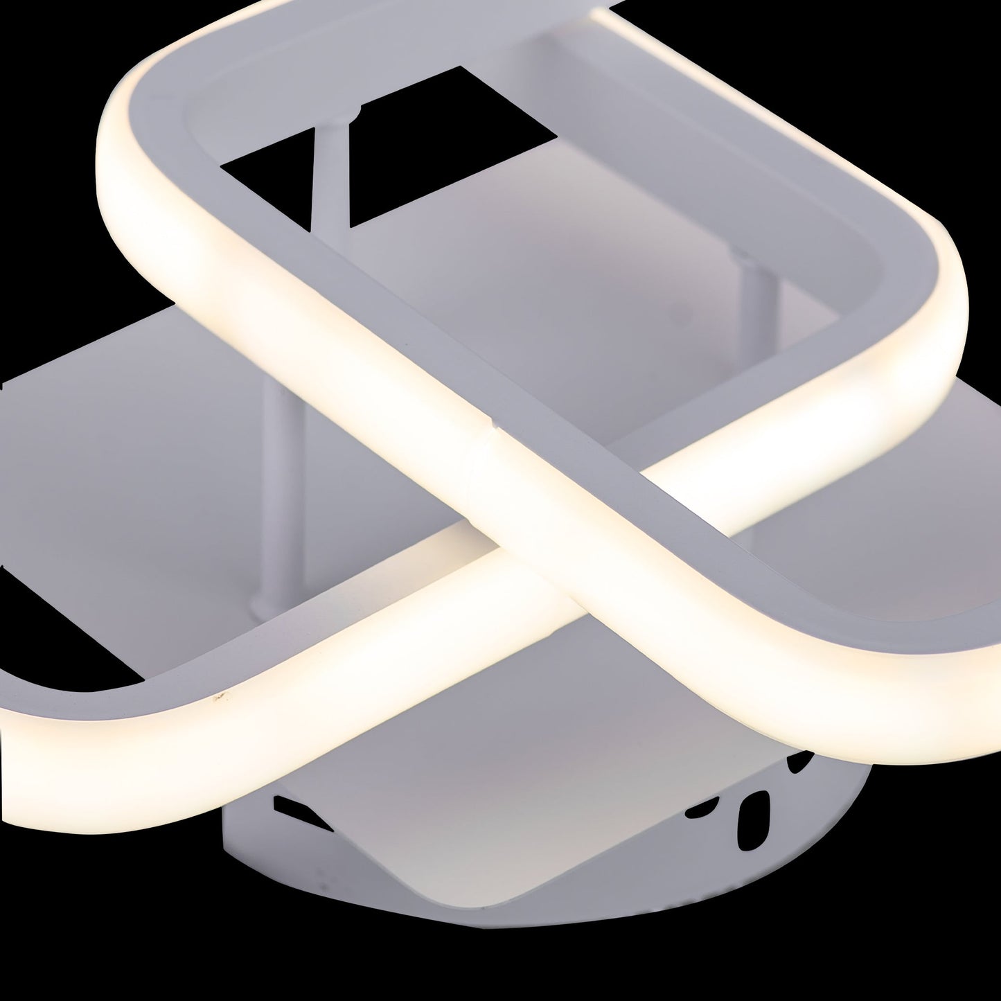 Lustra LED, 24W, 3000k/4000K/6000K, Alb, Acril, IP20 F568P