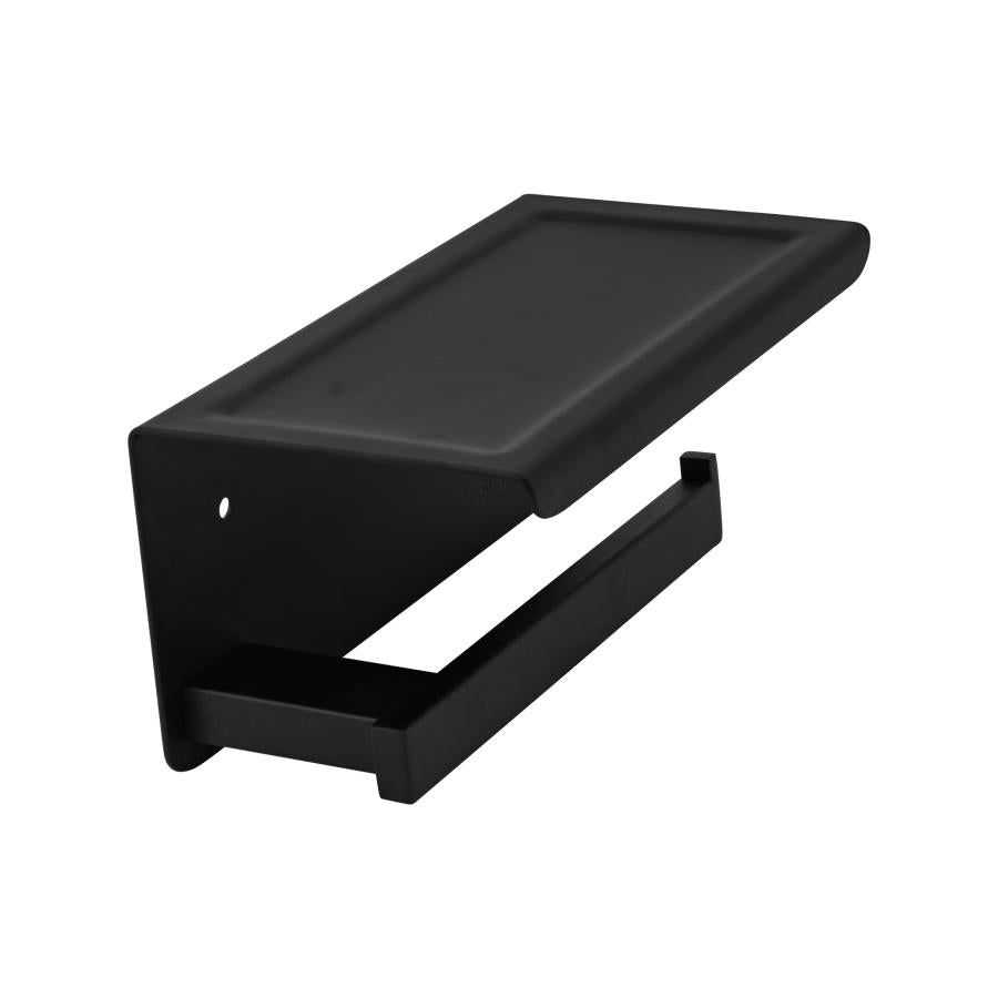 Suport pentru Hartie Igienica, din Inox, Negru