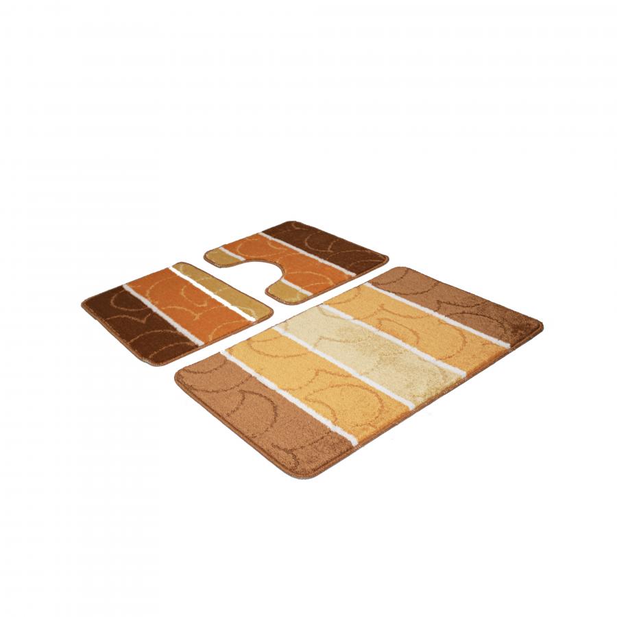 Set 3 Covorase Baie Antiderapante, Portocaliu