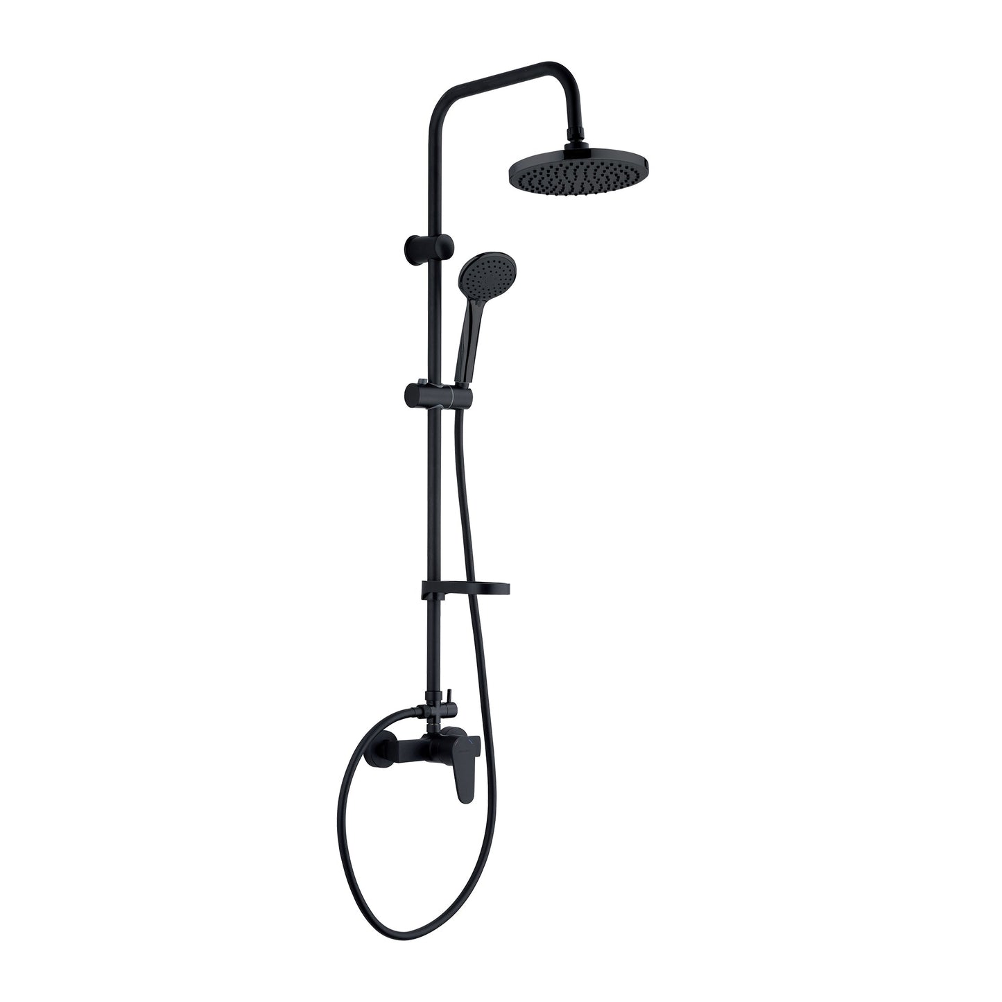 Coloana de dus cu baterie INTRA, din Alama Sanitara, Neagra
