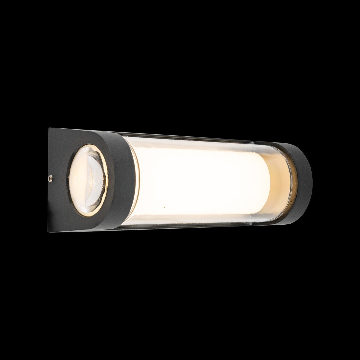 Aplica LED de Exterior, 12W, Metal, Negru
