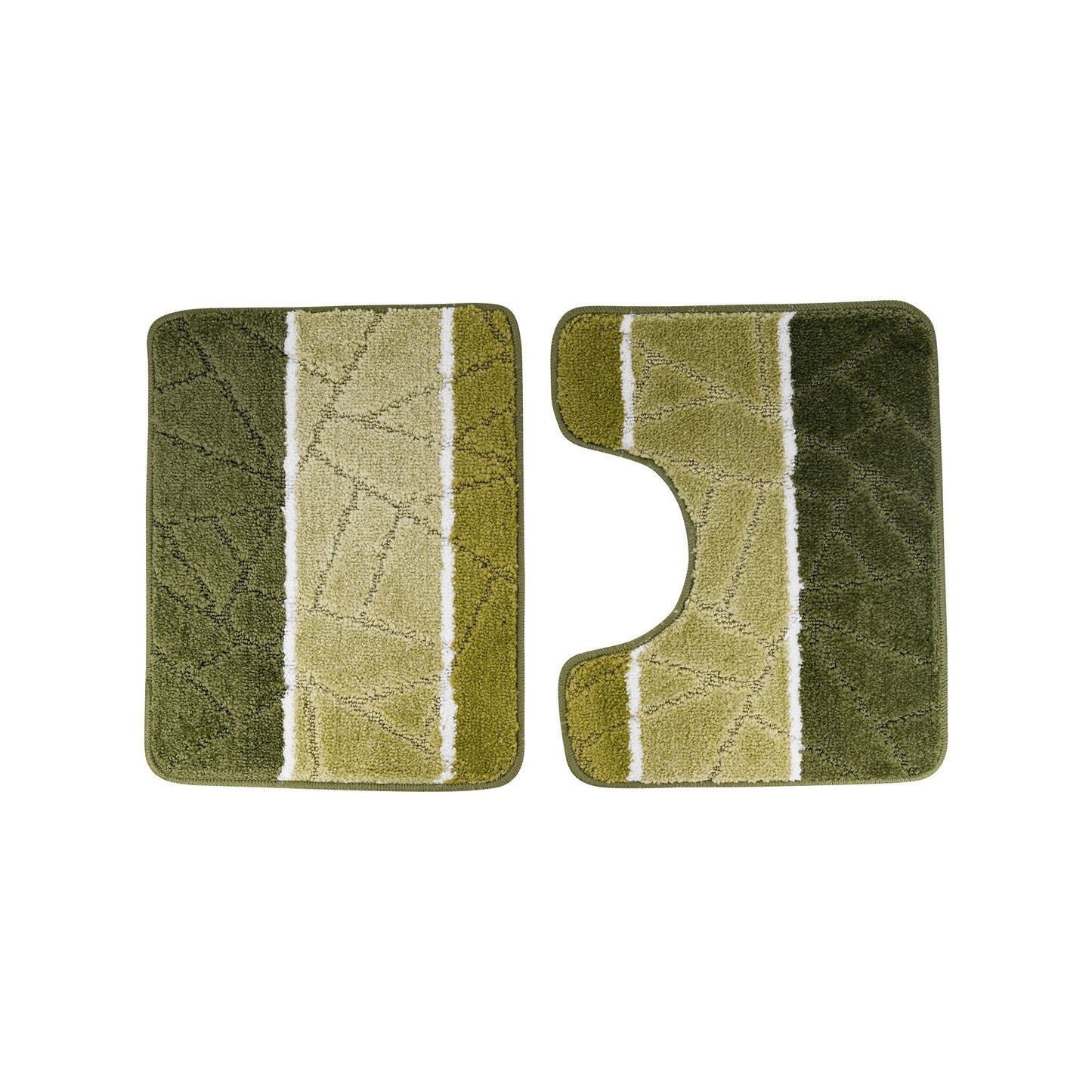 Set 3 Covorase Baie Antiderapante, Verde