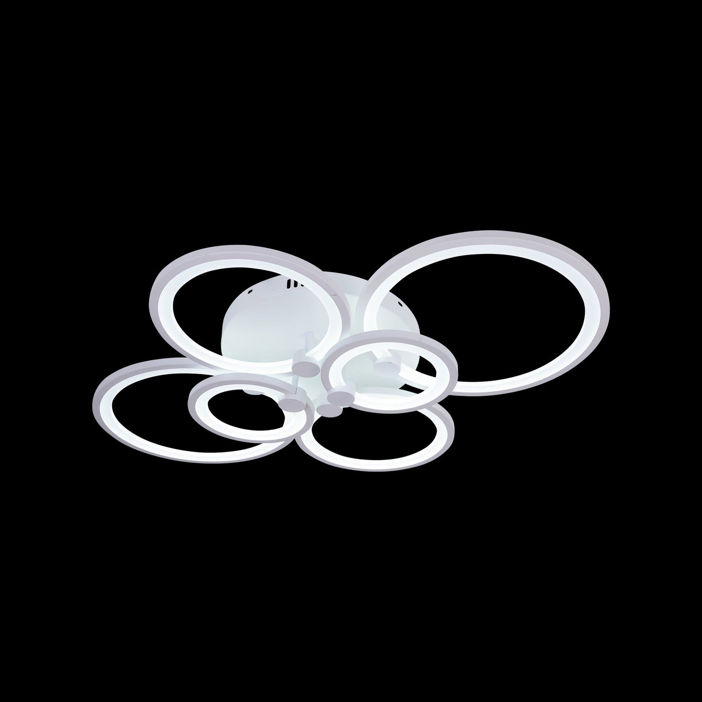 Lustra LED cu Telecomanda, 2.4Ghz, 168W, 3000K/4000K/6000K, Dimabila, Alb, IP.20 8067/4+2int - LEDS