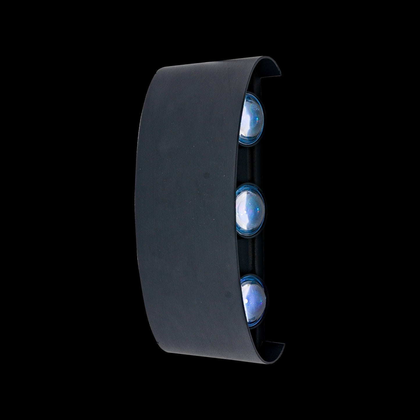 Aplica LED de Exterior, 6W, RGB, Metal, Negru - LEDS