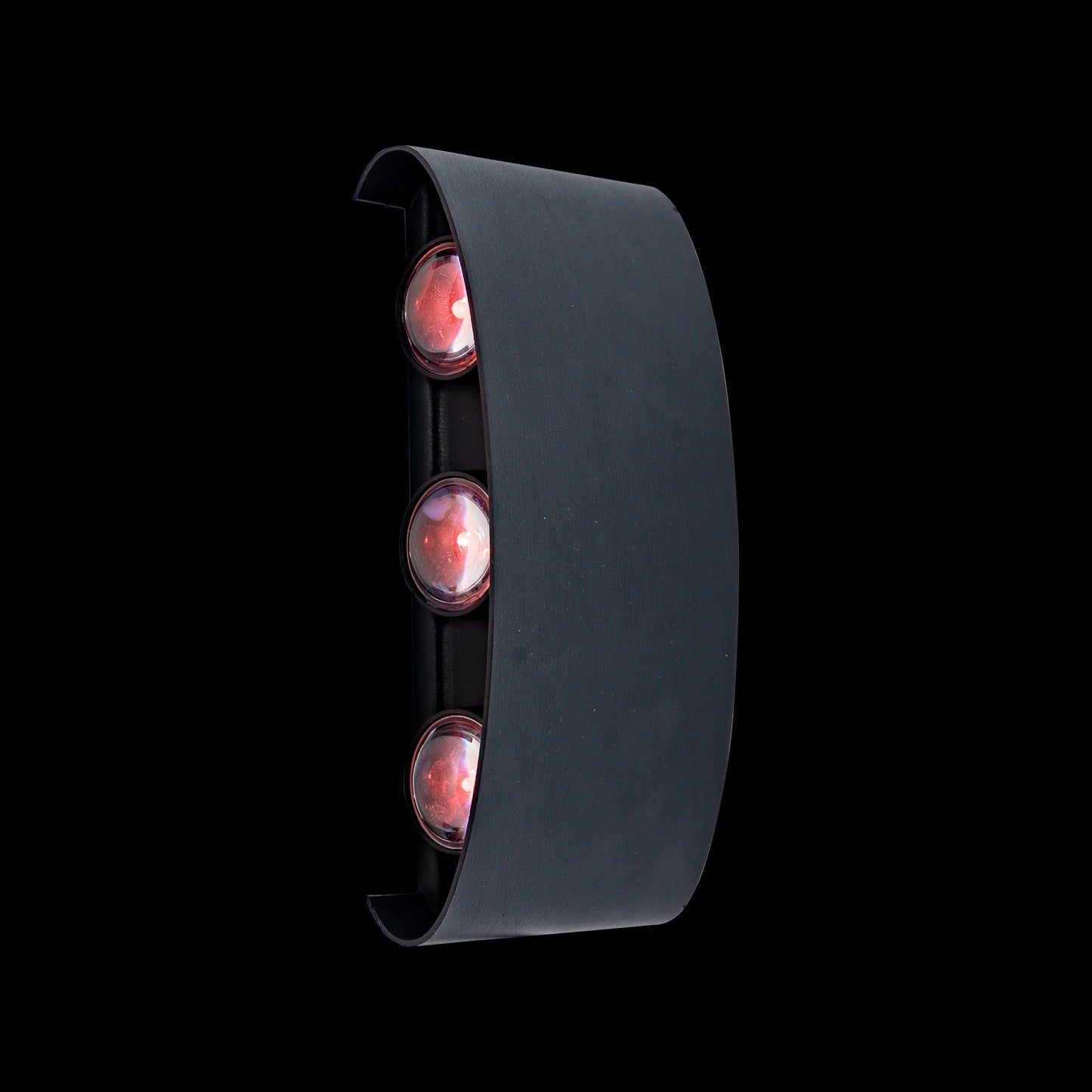 Aplica LED de Exterior, 6W, RGB, Metal, Negru - LEDS