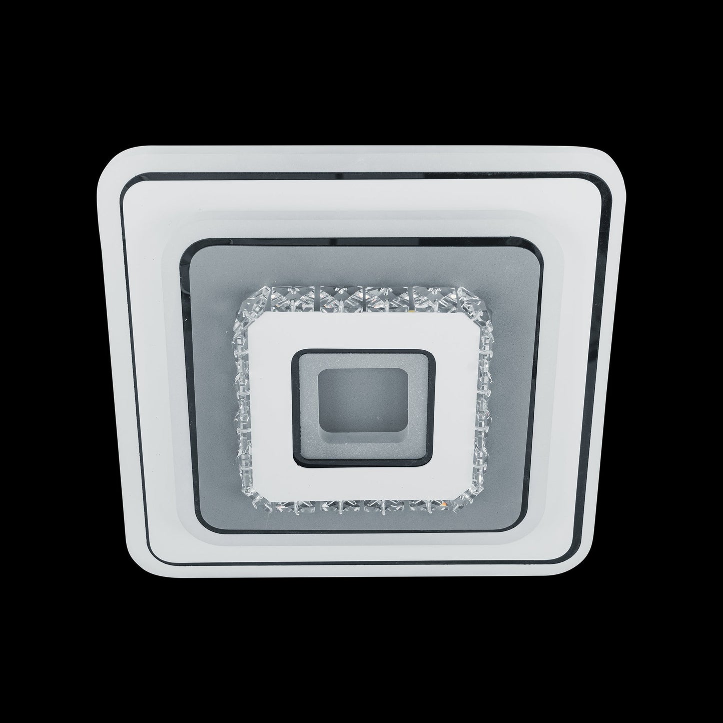 Lustra LED, 40W, 4000K, Alb, Acril si Cristal, IP.20 4322