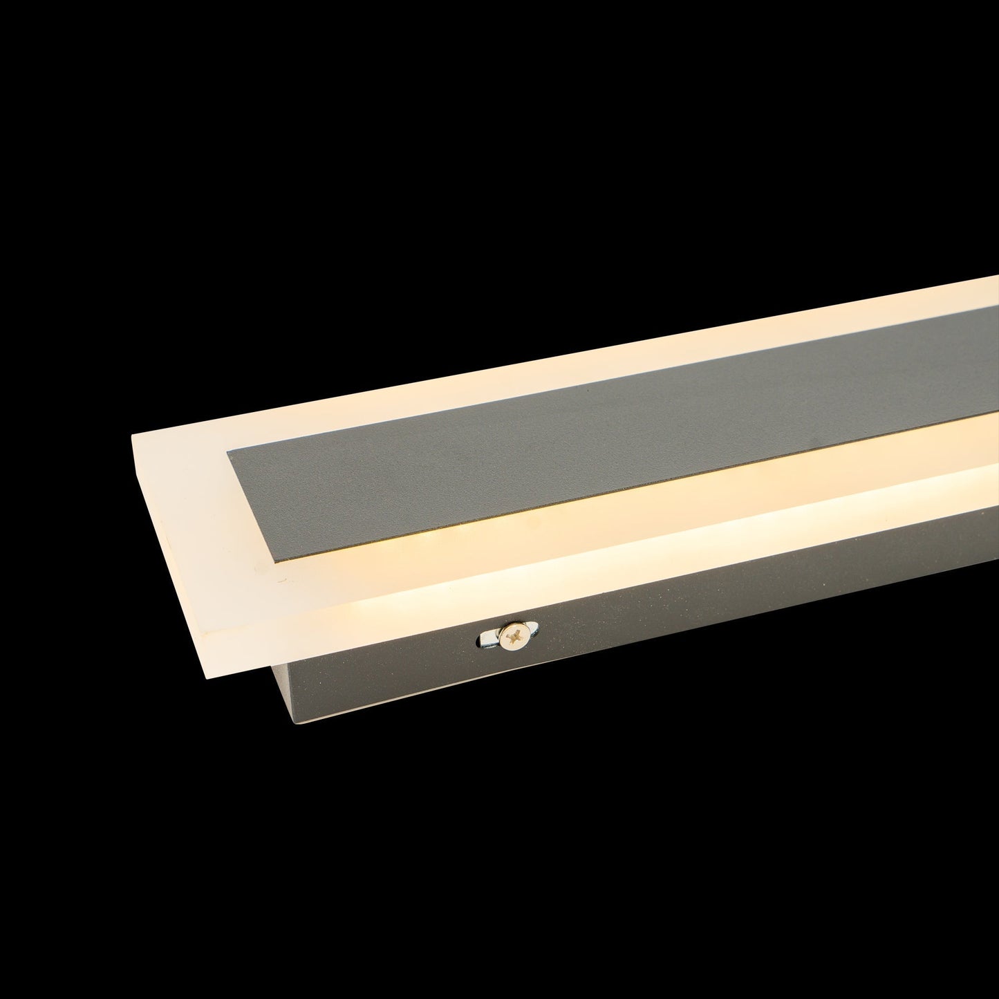 Aplica LED, 24W, Acril, Negru