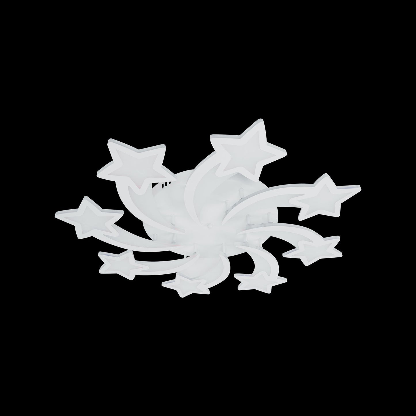 Lustra LED cu Telecomanda, Alb, 256W, Dimabila M213/8 - LEDS