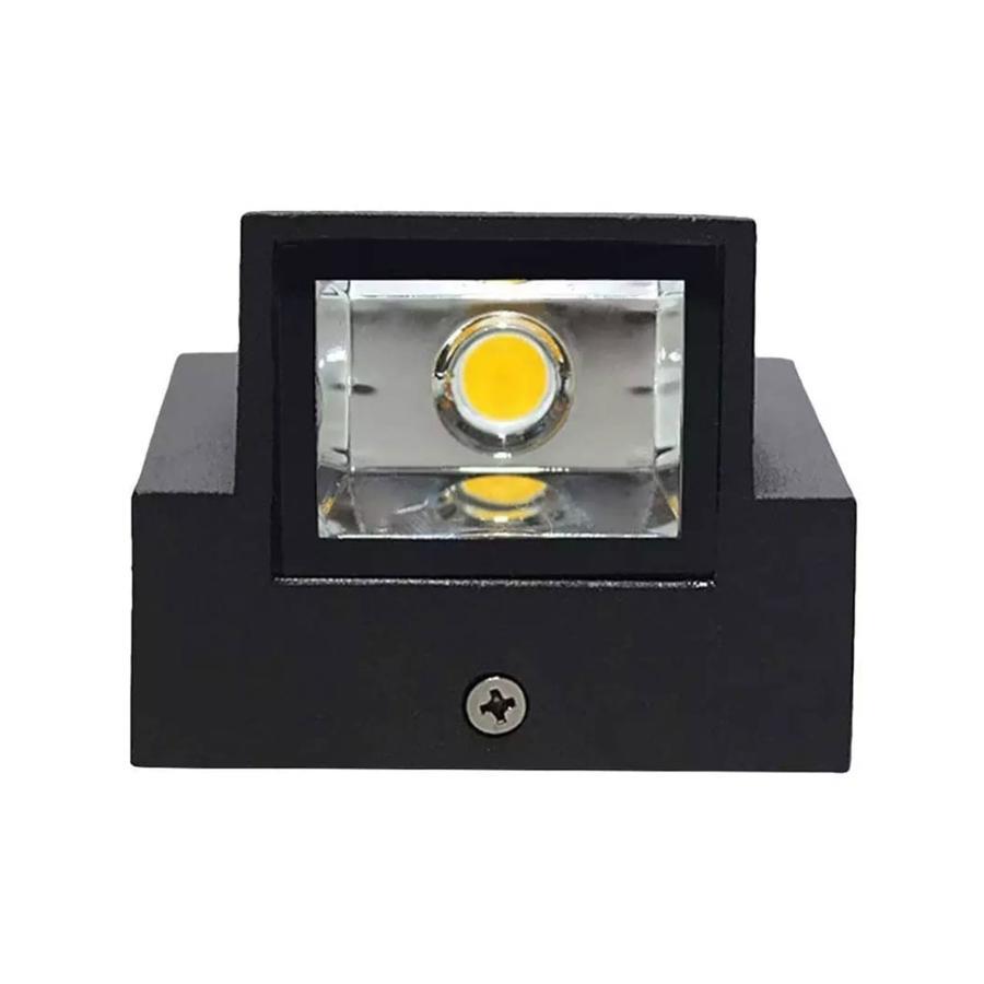 Aplica LED Exterior, 5W, Negru, 3000K FY/1766/1BK