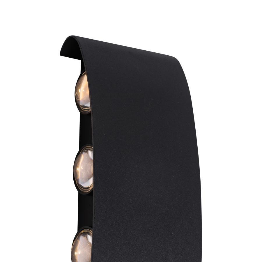 Aplica LED de Exterior, 8W, 3000K, Negru, Metal, IP65 1780/8BK