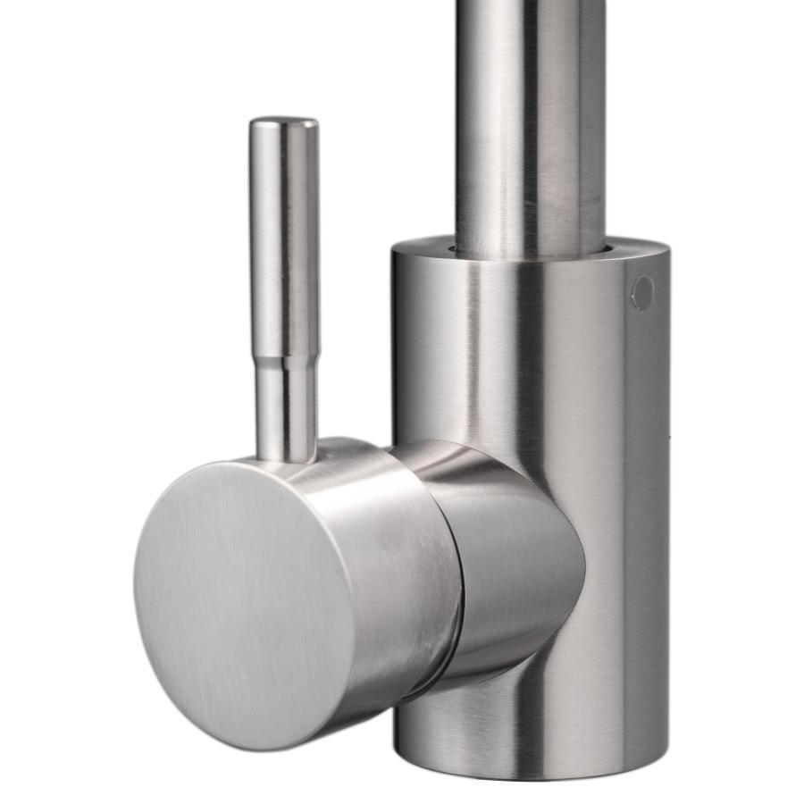 Baterie Lavoar, din Inox, Satinata