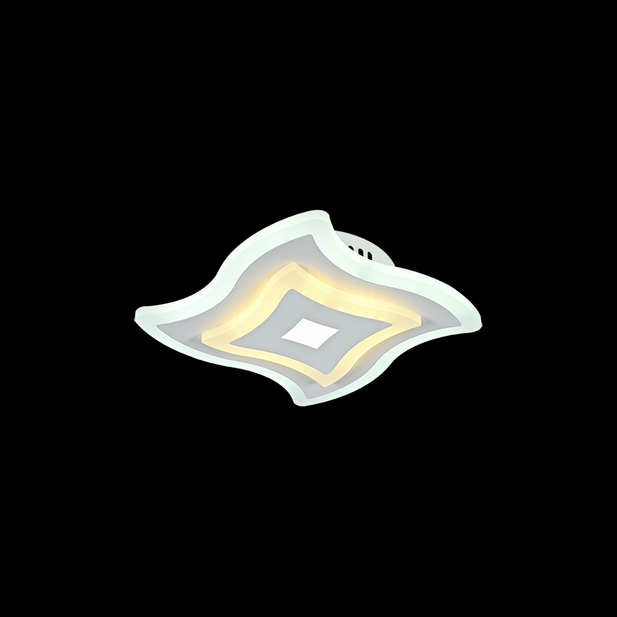 Lustra LED 50W, 3000/4000/6000K, Alb 19143
