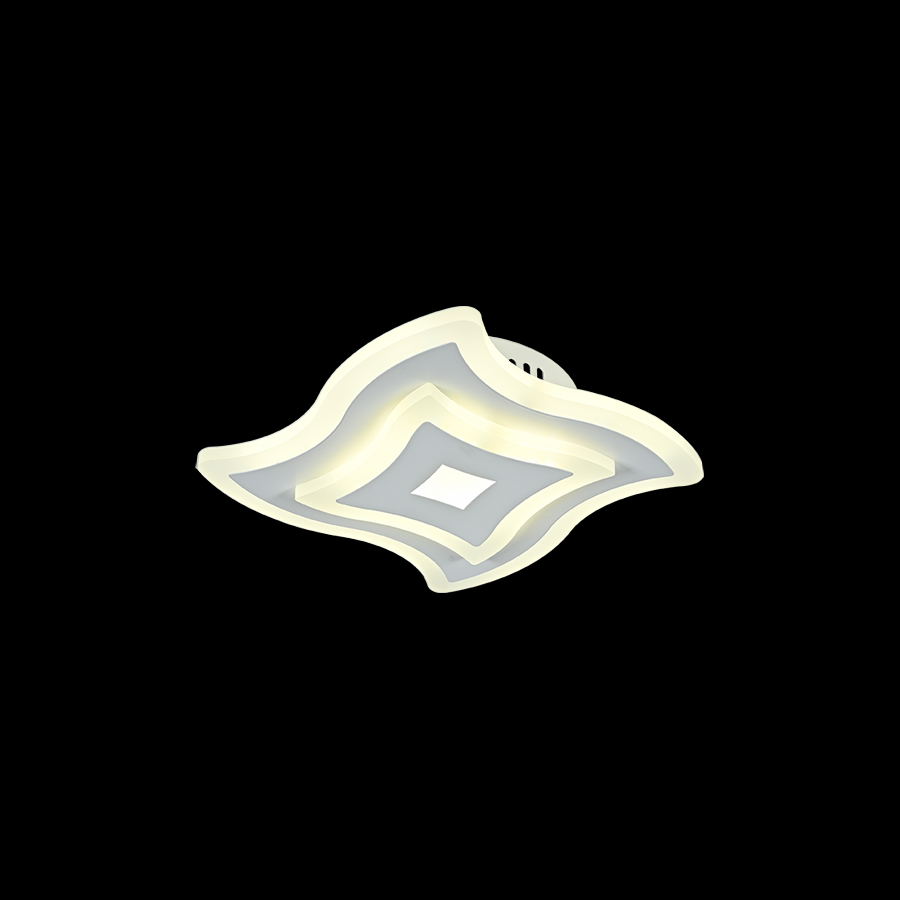 Lustra LED 50W, 3000/4000/6000K, Alb 19143
