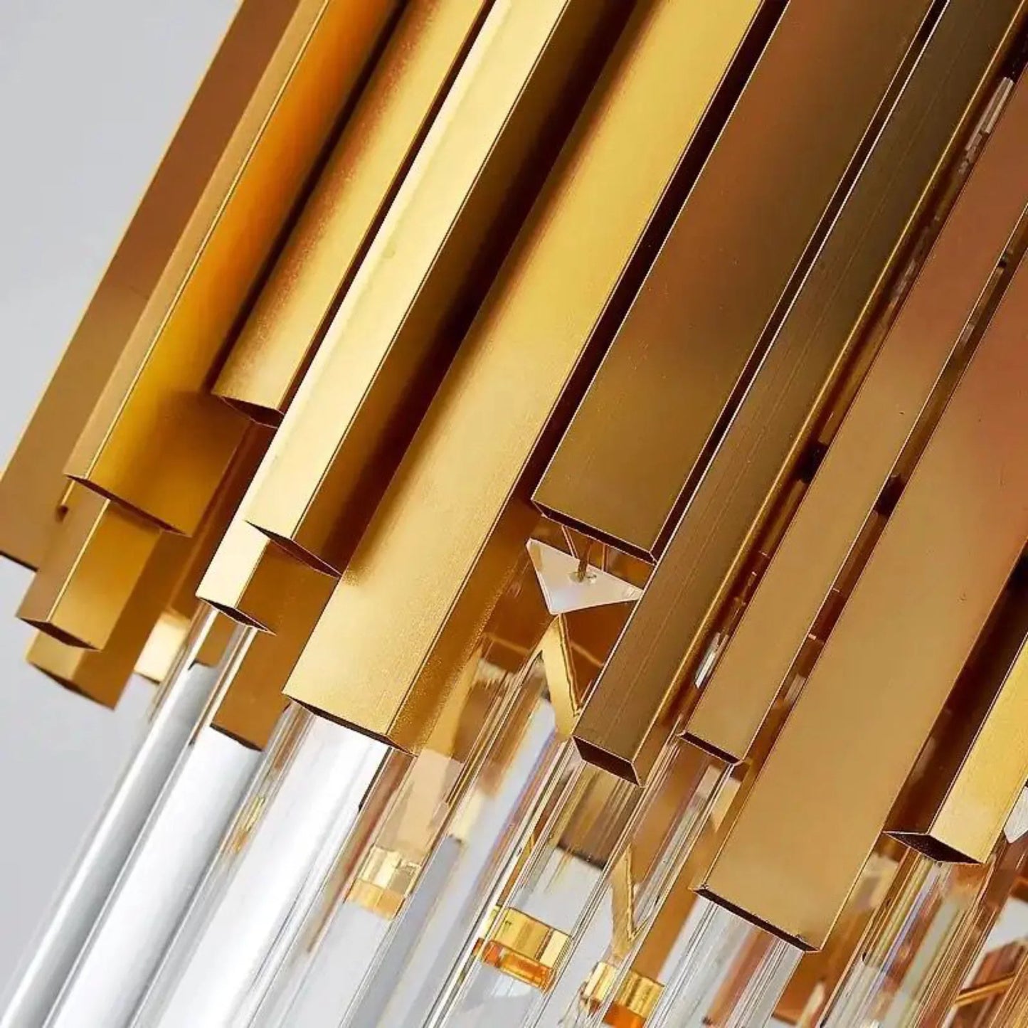Candelabru, 6*E14, Auriu, Metal si Cristal 8011/400
