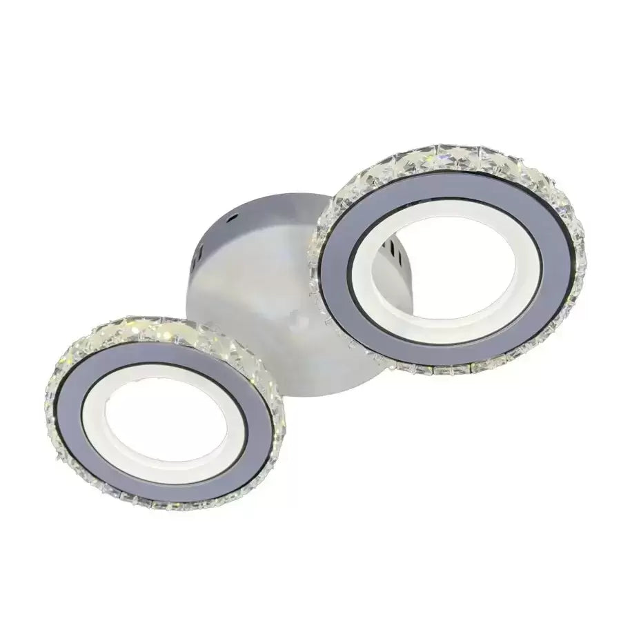 Lustra LED Cristal cu Telecomanda Reese 48W Dimabila Alb