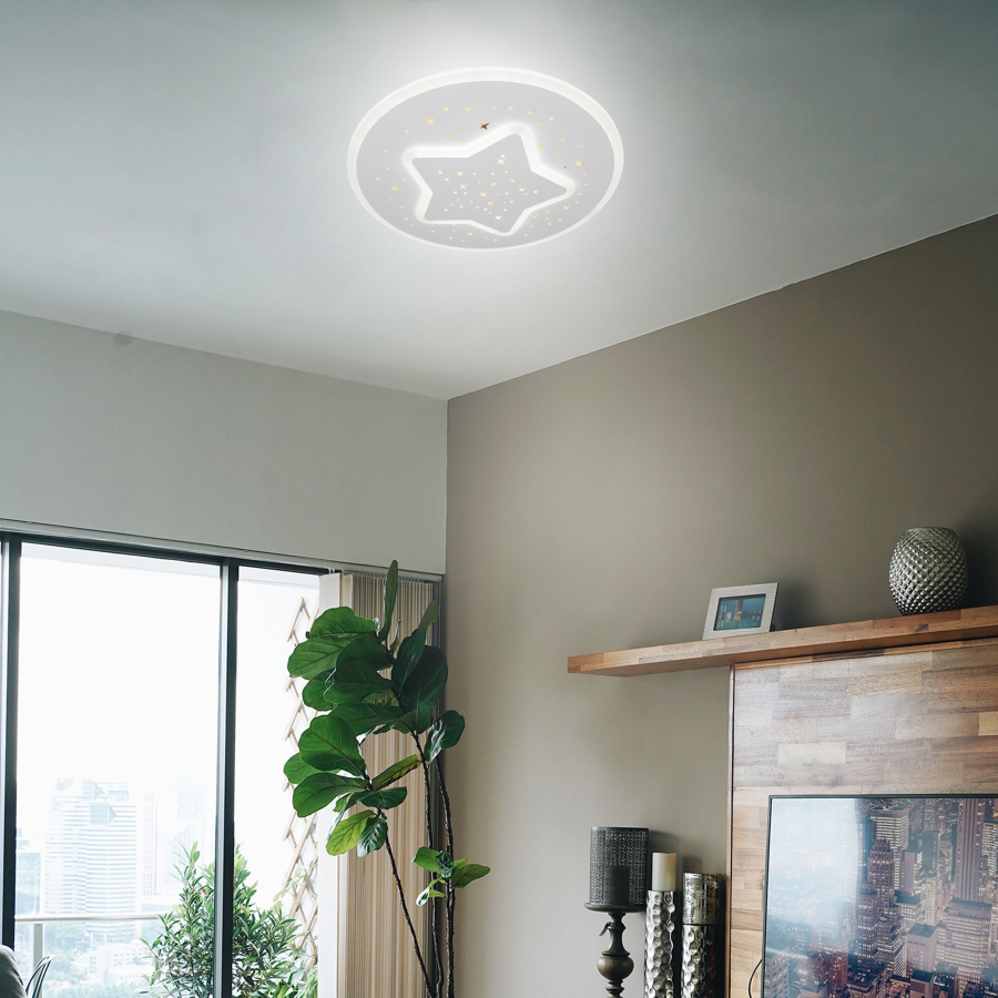 Lustra LED, 30W, Alb, 4000K 66430