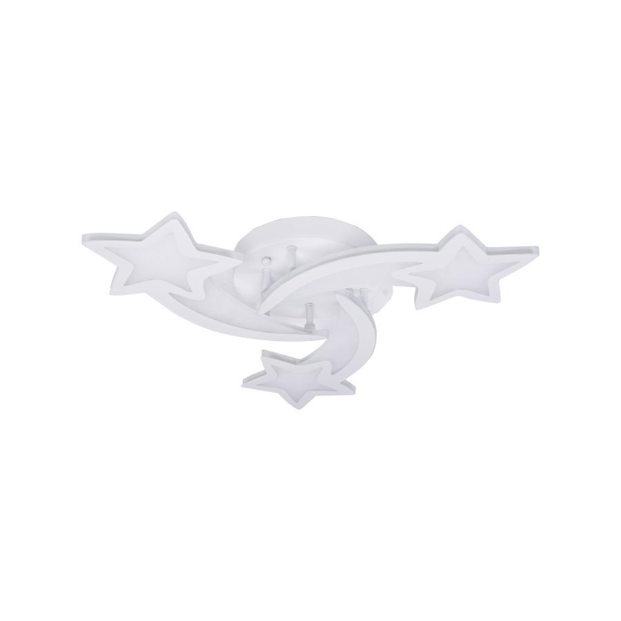 Lustra LED cu Telecomanda, 80W, 2.4 GHz, Dimabila, Alb, Acril 819/3