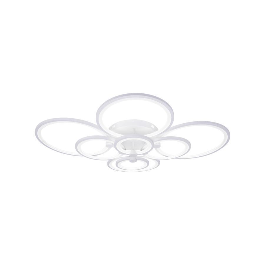 Lustra LED cu Telecomanda, 264W, Dimabila, Alb 8067/4+4int